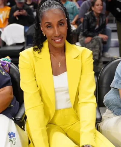Lisa Leslie NYL vs LAS WNBA Yellow Suit