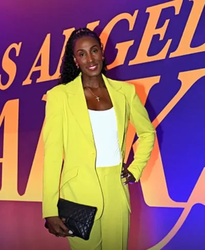 Lisa Leslie NYL vs LAS WNBA Yellow Suit