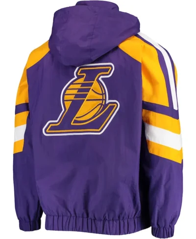 Los Angeles Lakers Purple Starter Pullover Jacket