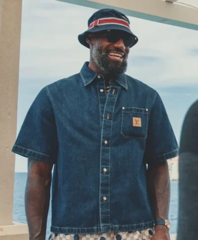 Louis Vuitton x LeBron Luxury Denim Shirt