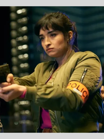 Lupin S03 Sofia Belkacem Green Jacket