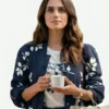 Lyndsy Fonseca Love Heist 2026 Floral Jacket
