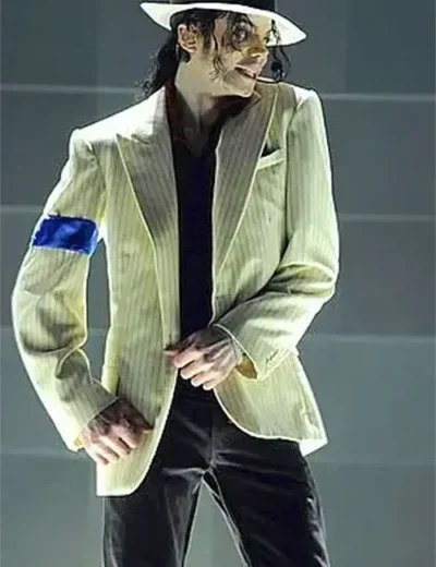 MJ 1987 Smooth Criminal White Blazer