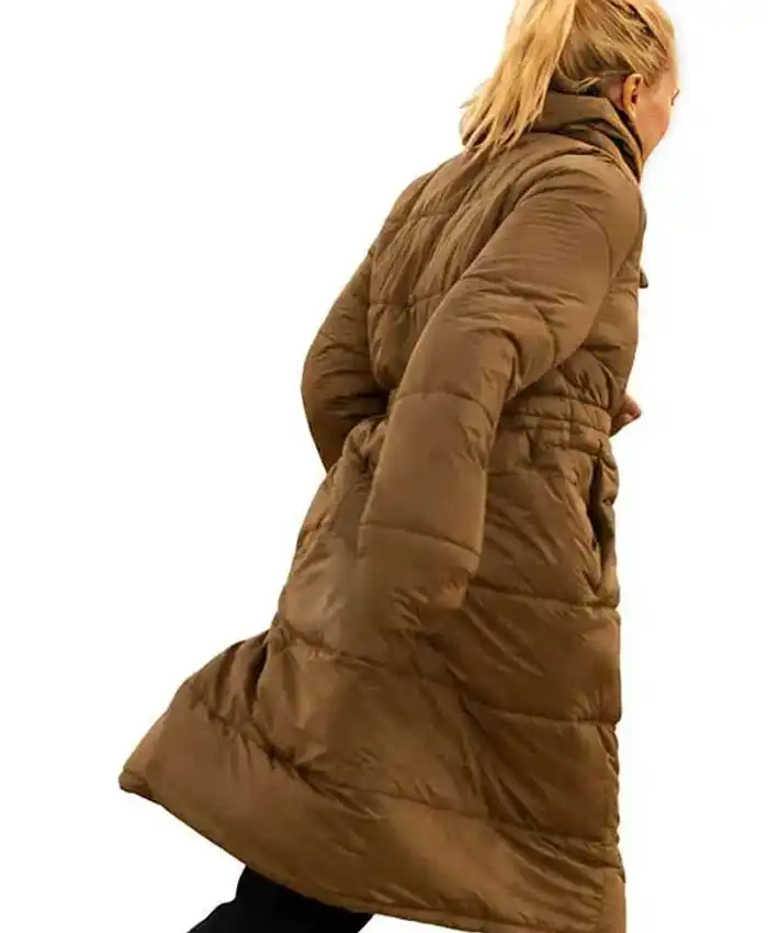 Malin Akerman Let’s Love Puffer Coat