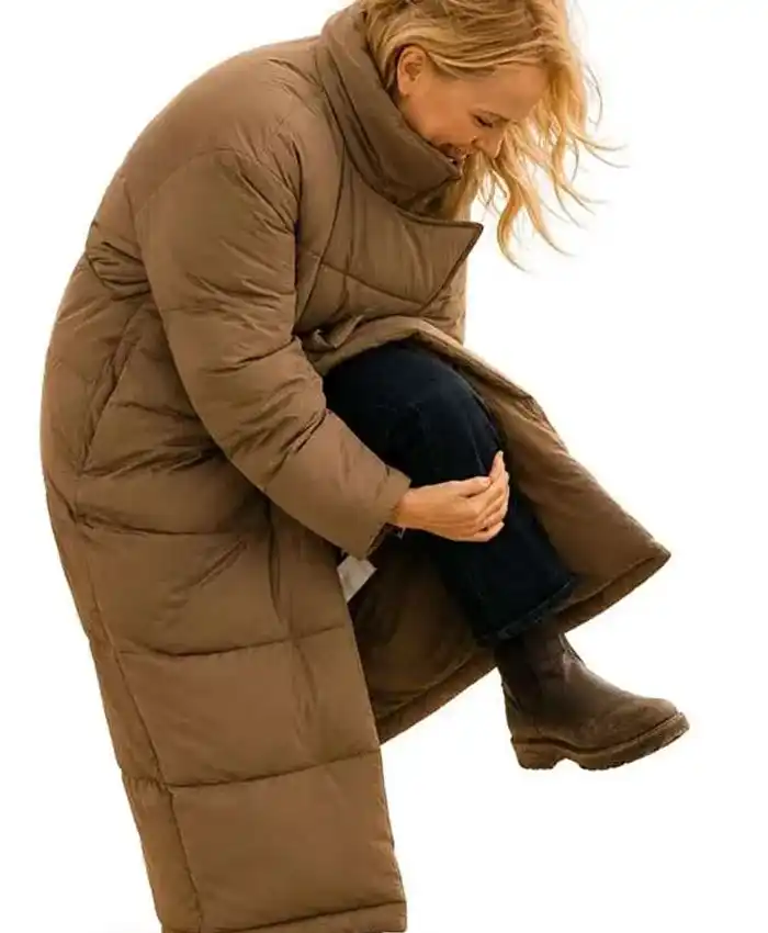 Malin Akerman Let’s Love Puffer Coat