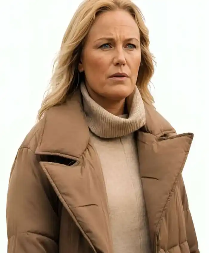 Malin Akerman Let’s Love Puffer Coat