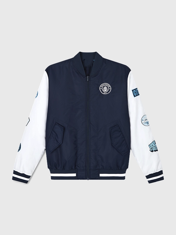 Manchester City Varsity Bomber Jacket