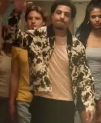Marcus Scribner Pizza Movie Printed Jacket