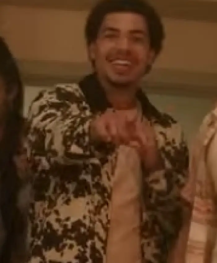 Marcus Scribner Pizza Movie Printed Jacket