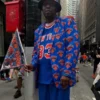 Men’s New York Knicks Blue Blazer