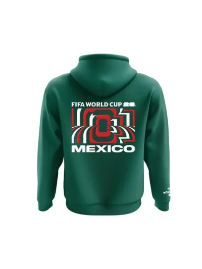 Mexico World Cup 2026 Puff Hoodie