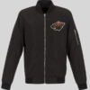 Minnesota Wild 2026 Black Bomber Jacket