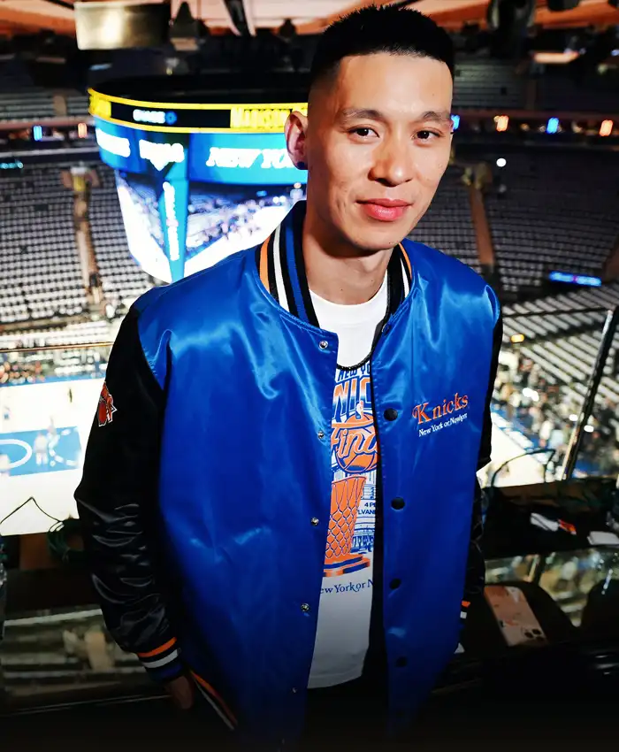 NBA Finals Game 3 Blue Varsity Jacket