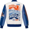 NY Knicks Cream Varsity Jacket 2026