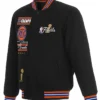 NY Knicks JH Design Black 2026 Champions Wool Jacket