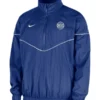 NY Knicks Nike Windrunner Half-Zip Blue Hooded Jacket