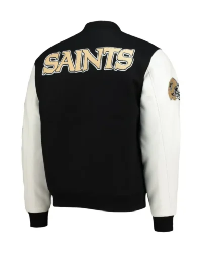 New Orleans Saints Monochrome Varsity Jacket