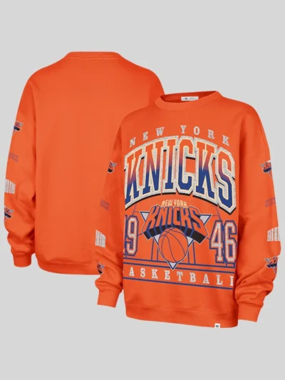 New York Knicks ’47 Orange 2025-26 City Edition Go Big Sweatshirt