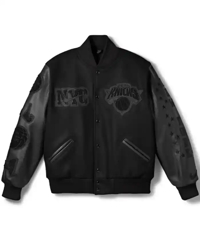 New York Knicks Nike 2026 Champions Black Jacket
