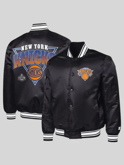 New York Knicks Starter Triangle Varsity Jacket