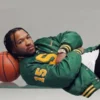 Nike Brunson Stocks Asherhyde Green Varsity Jacket