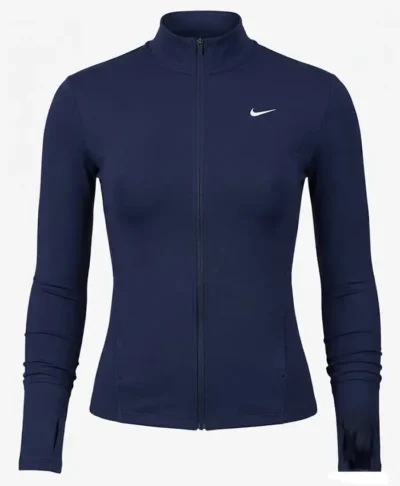 Nike One Fitted Blue Zip Jacket