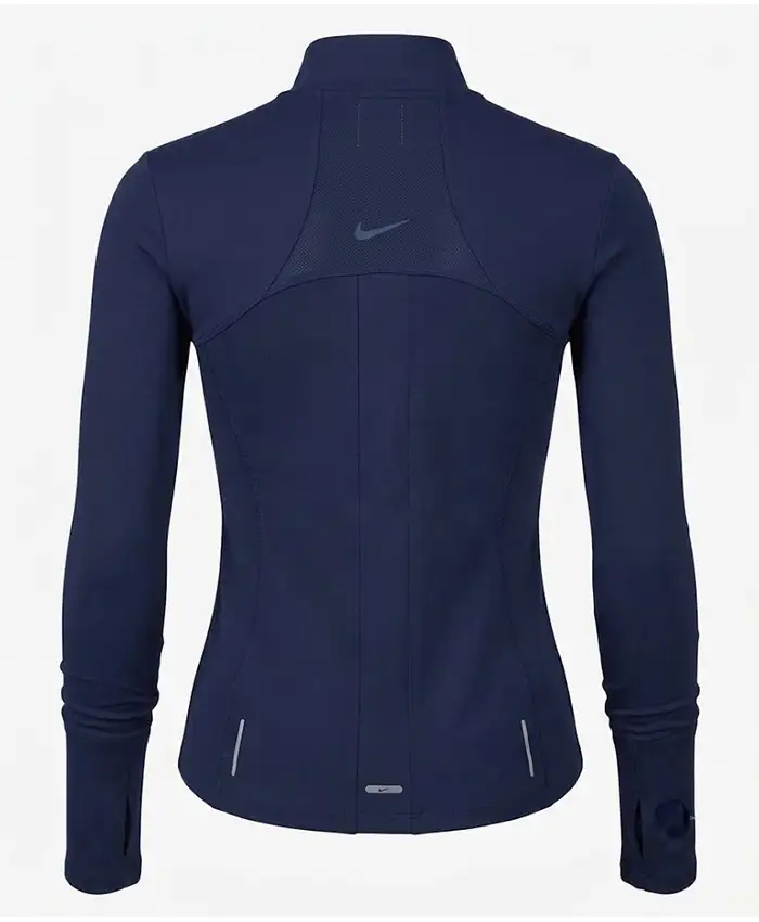 Nike One Fitted Blue Zip Jacket