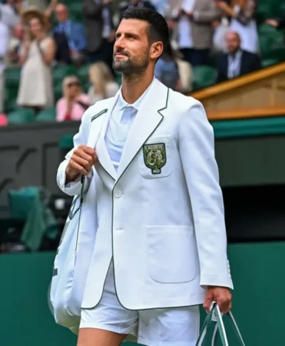 Novak Djokovic Wimbledon White Blazer