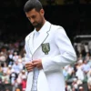 Novak Djokovic Wimbledon White Blazer