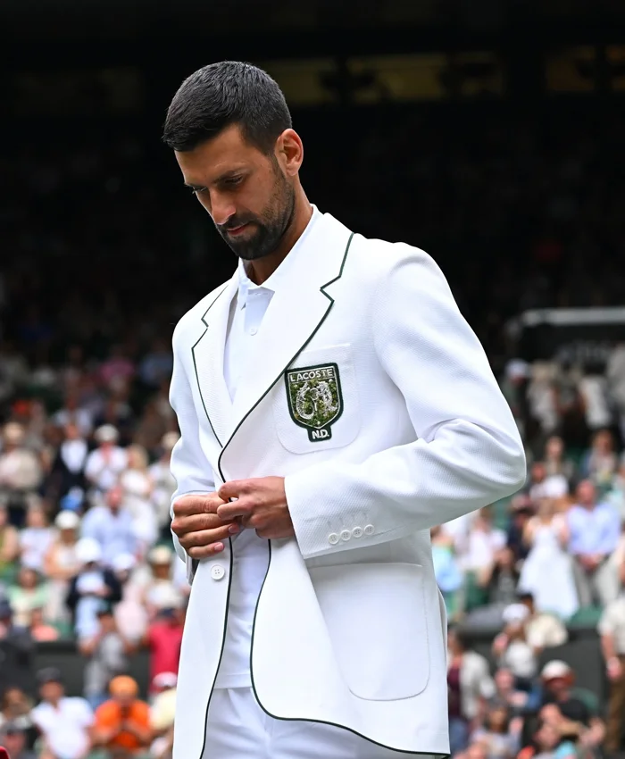 Novak Djokovic Wimbledon White Blazer