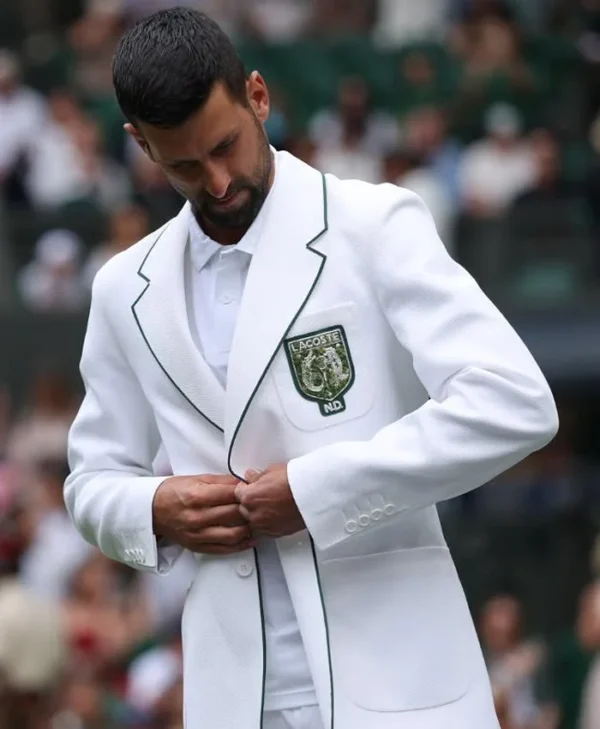 Novak Djokovic Wimbledon White Blazer