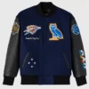 OVO x OKC Thunder Letterman Jacket