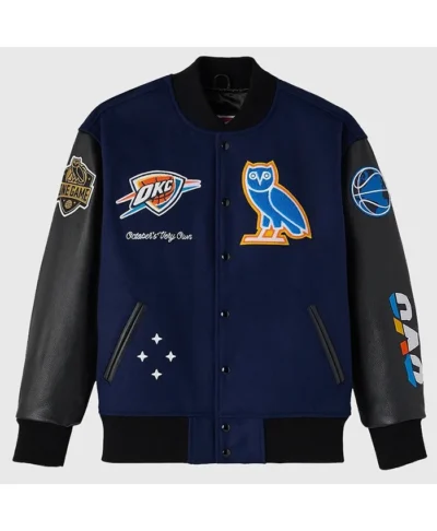 OVO x OKC Thunder Letterman Jacket