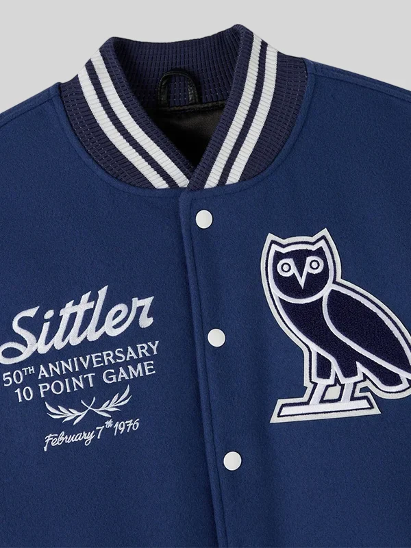 OVO x Toronto Maple Leafs Varsity Jacket
