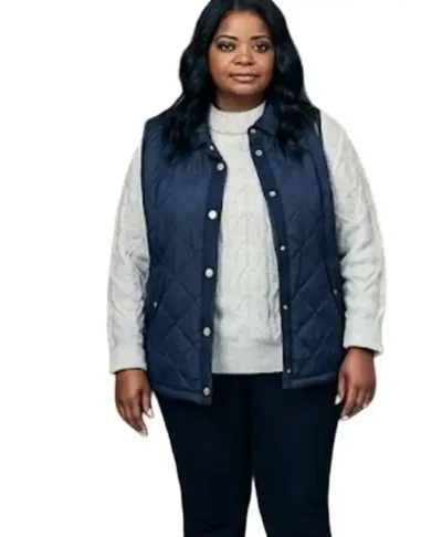 Octavia Spencer Ride or Die Season 1 Blue Vest