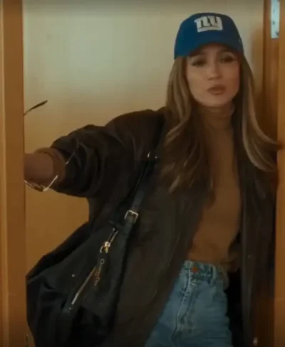 Office Romance 2026 Jackie Cruz Brown Leather Jacket