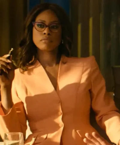 Outcome 2026 Laverne Cox Pink Blazer