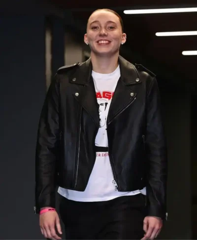 Paige Bueckers Dallas Wings Leather Jacket