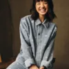 Peyton Elizabeth Lee Pizza Movie 2026 Denim Jacket