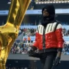 Playboi Carti Balmain Tricolor Quilted Puffer Jacket