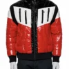 Playboi Carti Balmain Tricolor Quilted Puffer Jacket