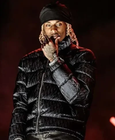 Playboi Carti Black Puffer Jacket