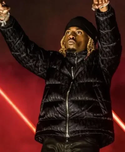 Playboi Carti Black Puffer Jacket