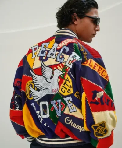 Polo Ralph Lauren SS27 Peace Love Varsity Jacket