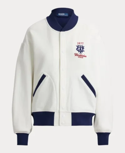 Polo Ralph Lauren Wimbledon White Double-Knit Jacket