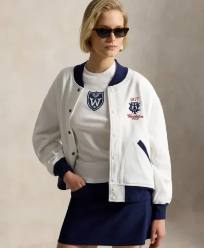Polo Ralph Lauren Wimbledon White Double-Knit Jacket