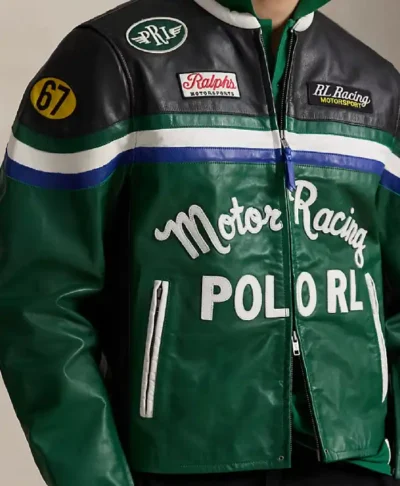 Ralph Lauren Green Racer Jacket