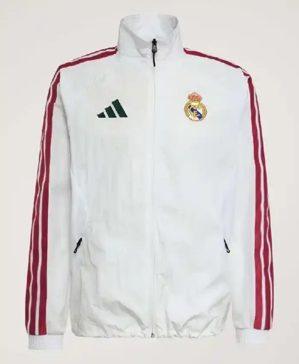 Real Madrid Home Anthem White Jacket