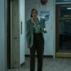 Renate Reinsve Backrooms 2026 Green Blazer