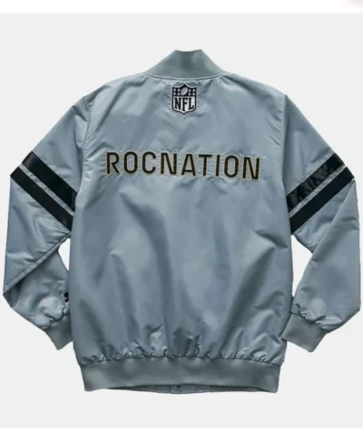 Roc Nation Super Bowl LIX Satin Jacket
